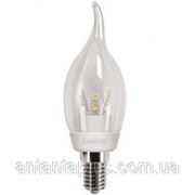 Светодиодная LED лампа Maxus 3Вт, 4100К, Е14, LED-268 C37 CT-C