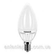 Светодиодная LED лампа Maxus 5Вт, 4100К, Е14, LED-352 C37 CL-F фотография