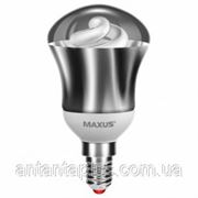 Энергосберегающая компактная люминесцентная лампа КЛЛ Maxus 9Вт, Е14, 2700К, ESL-328-1 R50 фотография