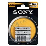 Sony R03NUB4A (AAA 1, 5V NEW ULTRA) R03-4BL (Блистер 4 шт.) фото