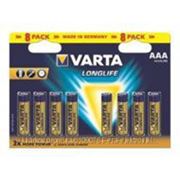 Батарейка VARTA LONGLIFE AAA Extra BLI 8 ALKALINE (04103101418) фотография