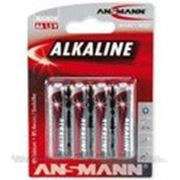 Элемент питания Батарейка Ansmann Red Alkaline AAA 4 шт фото