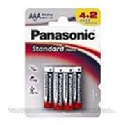 Элемент питания Батарейка PANASONIC Standard Power AAA BLI 4 Alkaline фото