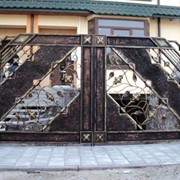 Кованые ворота фото