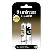 Батарейки 2шт 2АAА Alkaline Uniross