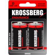 Алкалиновые батарейки Krossberg Endurance - D size фотография