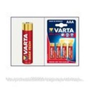 Элемент питания Батарейка VARTA MAX TECH AAA Alkaline 1х4 шт. фото