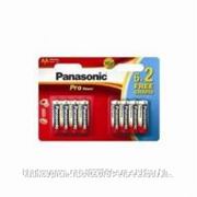 Батарейка Panasonic PRO POWER AA BLI 8 (6+2) ALKALINE (LR6XEG/8B2F) фотография