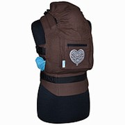 Эргономичный слинг-рюкзак Темный шоколад (без сеточки-спинки)