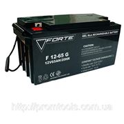 Гелиевый аккумулятор FORTE F12-65G фото