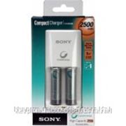Зарядное устройство Sony Compact charger + 2XAA 2500 mAh (BCG34HS2E)