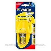 Зарядное устройство Varta Pocket charger + 4xAA 1600 mAh (57662101441)