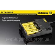 Универсальное зарядное устройство Nitecore Intellicharger i4 v.2 для Li-Ion, Ni-MH аккумуляторов (4 канала) фото