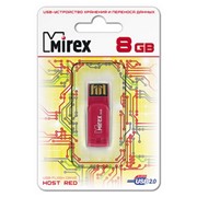 USB флеш-накопитель Mirex HOST RED 8GB ecopack фотография