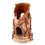 Аквадекор-грот для аквариума ''Колизей'' коричневый 14х14х25 см фото