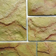 Камень натуральный Песчаник Нормандия рельефный 60/288 х 160 х 12 мм фото
