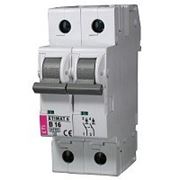 Автоматичний вимикач ETIMAT 6 2р 16А тип С 6 кА