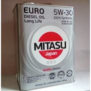 Масло моторное Mitasu Euro Diesel Oil Long Life 5W-30 100% Synthetic 6лит. (банка) фото