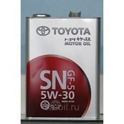 TOYOTA Моторное масло Motor Oil SN/CF 5W30 4л моторное масло
