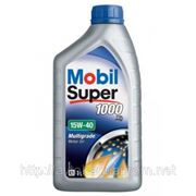 Минеральное моторное масло Mobil Super 1000 15W-40 1л. фото