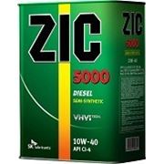 Полусинтетическое моторное масло ZIC 5000 10W40 4л фотография