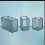 Кювета для СФ-10мм (кварц. стекло КУ-2 спектр пропуск. от 180нм) раб. состояние 10х10мм, имп. фото