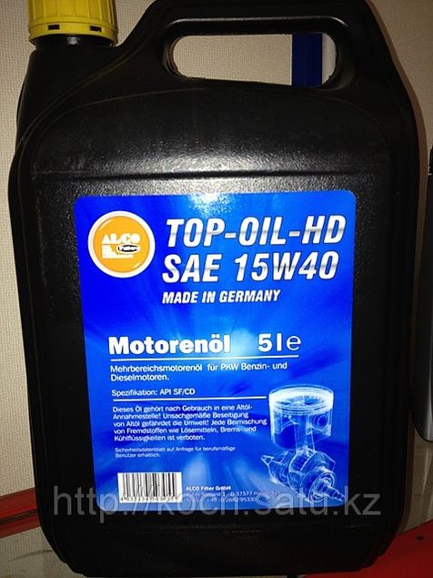 Минеральное моторное масло Алко 15W40 (Top oil HD SAE 15W40)  .