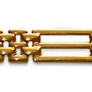 Браслет мужской плетение “Бисмарк“ (Арт. 830) Ювелирный кобальтовый сплав, покрытый золотом 750 пробы и защитным покрытием «Acryseal». 5 летняя гарантия на покрытие. Толщина плетения 9 мм. фото