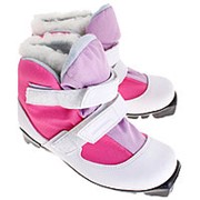 IK63P1626 Лыжные ботинки Kids цв.белый/розовый NNN (Trek) (р.28)