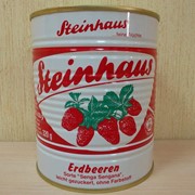 Клубника консервированная, Steinhaus, 320гр фото