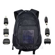 Зарядное устройство-рюкзак - 2200mAh, 2,4 Вт с панелями солнечных батарей фото