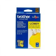 Картридж Brother LC980Y для Brother DCP-145C/165C/MFC-250C, желтый фото