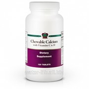 Средство для здоровья костей и суставов. Жевательный кальций. Chewable Calcium with Vitamins C&D фото