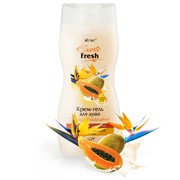 Крем-гель для душа Папайя и Райский Цветок с соком папайи, линия Exotic Fresh, 300 мл фото