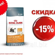 Сухой корм для кошек Royal Canin Hair & Skin 33 4 кг фотография