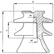 Изолятор штыревой фарфоровый ШФ20-Г фотография
