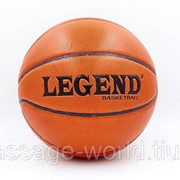Мяч баскетбольный №7 LEGEND FASION (TPU, бутил, оранжевый) фотография