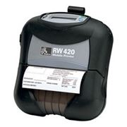 Мобильный принтер штрих кода Zebra RW420D DT BT фотография