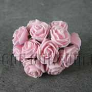 Букет бледно-розовых розочек из латекса 2,5-3,0 см 3424 фотография