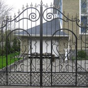 Ворота кованые в Киеве фотография