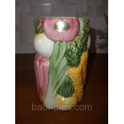 Посудина ваза фарфоровая ручная роспись Италия фото