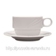 Чашка кофейная фарфоровая Lubiana “Arcadia“ 160 мл. Блюдце идет отдельно. фотография