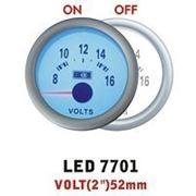 Дополнительный прибор Ket Gauge LED 7701 вольтметр. Дополнительный прибор купить. фотография