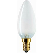 Лампа 25W/B35/FR/Е14 свеча матовая Philips фото