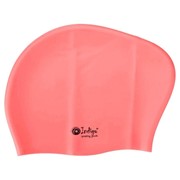 Шапочка для плавания Silicone длин волос, однот Indigo SC800/805 Розовый фото
