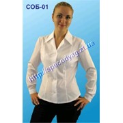 Блузки, рубашки для официантов и барменов Модель СОБ-01 фото