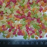 Ананас цукаты кубики микс 3-5 ТАИЛАНД фото