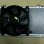 Радиатор охлаждения двигателя 2190 Гранта в сборе с вентилятором