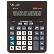 Калькулятор настольный CITIZEN BUSINESS LINE CDB1601BK (205x155 мм), 16 разрядов, двойное питание фотография