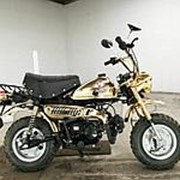 Мопед мокик Honda Monkey рама Z50J гв 1996 задний багажник пробег 208 км золотистый фотография